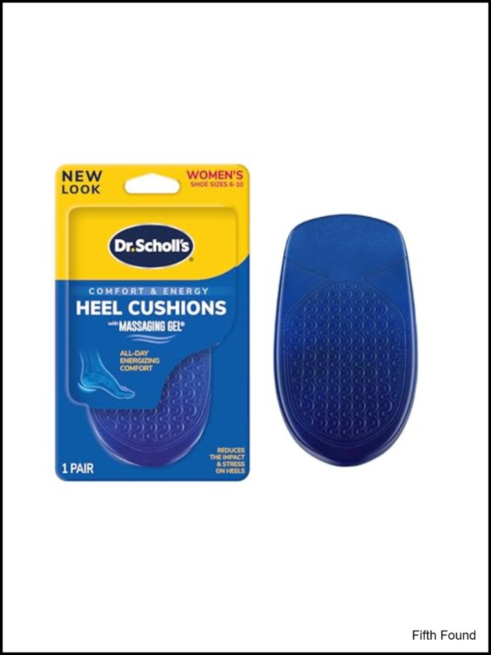 Heel Cushions Massaging Gel Shock Absorption Cushioning Insole